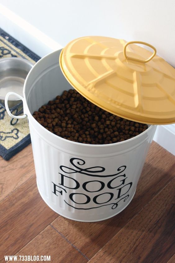 chic dog food storage, repurposing upcycling, storage ideas