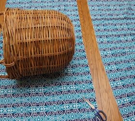 how to make diy basket liners for round baskets, crafts, how to