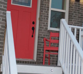 llevar el otoo a tu porche incluso con una puerta rosa, Antes una puerta de entrada rosa limita la decoraci n de oto o