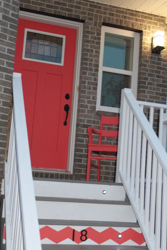 llevar el otoo a tu porche incluso con una puerta rosa, Antes una puerta de entrada rosa limita la decoraci n de oto o