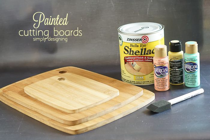 painted cutting boards, crafts