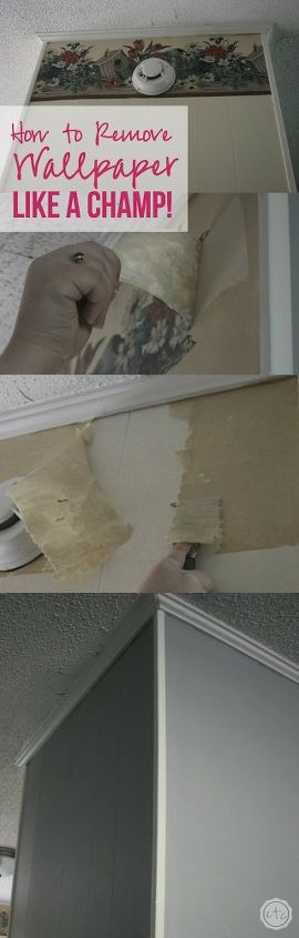 how to remove wallpaper like a champ, cleaning tips, how to, wall decor