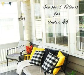seasonal pillows for under 5, crafts, home decor, how to, seasonal holiday decor, reupholster