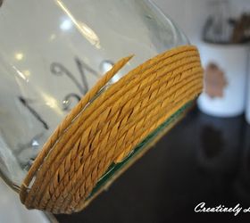 wine jugs and jute, crafts, repurposing upcycling