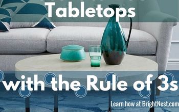 La mejor manera de decorar tus tableros de mesa: La regla de tres