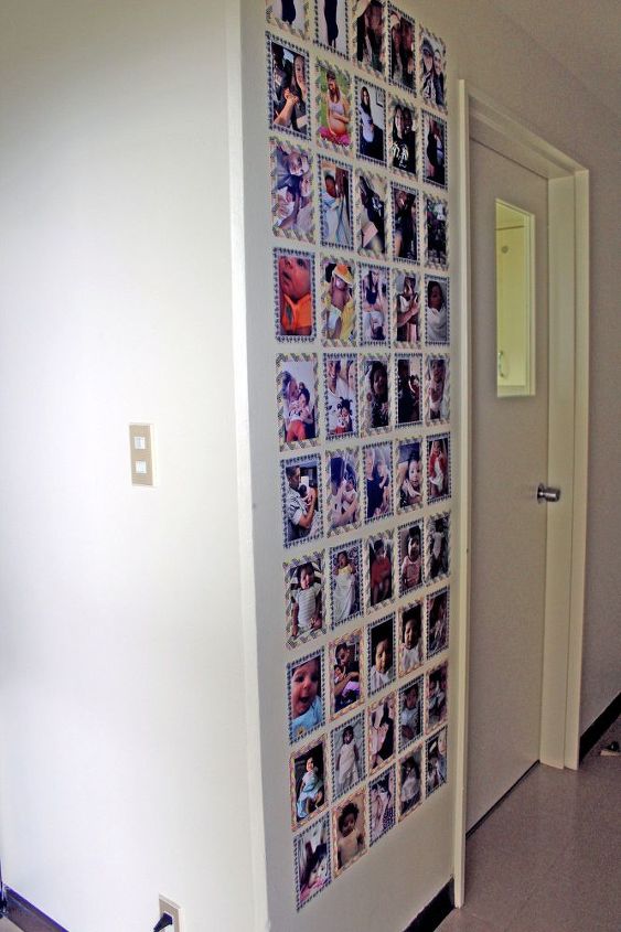 how to design an 8 foot photo wall for under 10, home decor, how to, wall decor