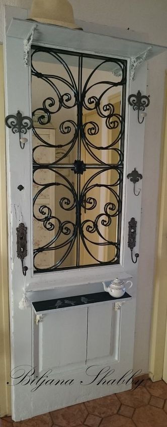 DIY Project Old Door Repurposed Into Romantic Shabby Chic DIY Project Old Door Repurposed Into Romantic Shabby Chic