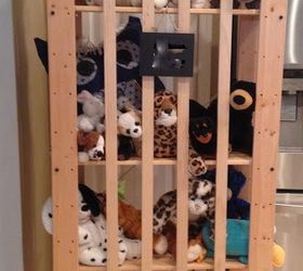 simple stuffed animal storage on the cheap, diy, storage ideas, woodworking projects