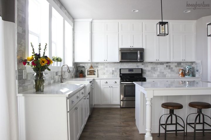 DIY Marble Backsplash in the Kitchen | Hometalk