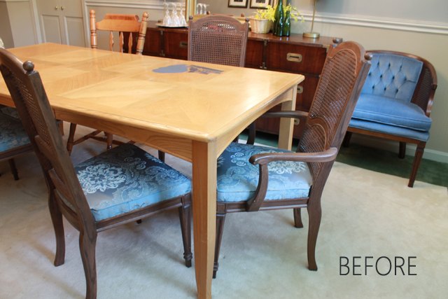 mismatched to sophisticated dining set transformation, chalk paint, dining room ideas, home decor, how to, painted furniture