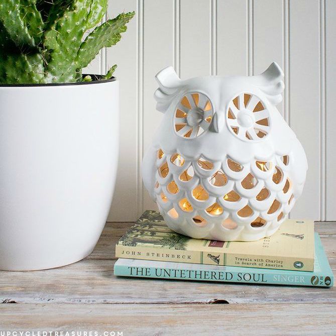 s 11 designer decor looks you can make on the cheap, crafts, home decor, Owl Night Light Land of Nod