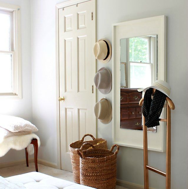 s 11 designer decor looks you can make on the cheap, crafts, home decor, Floating Wall Mirror West Elm