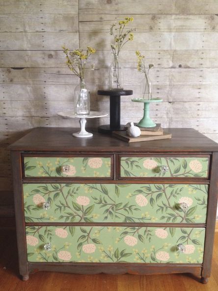 s 30 jaw dropping furniture flips you have to see to believe, painted furniture, Worn Out Dresser Gets a Delicate Dressing