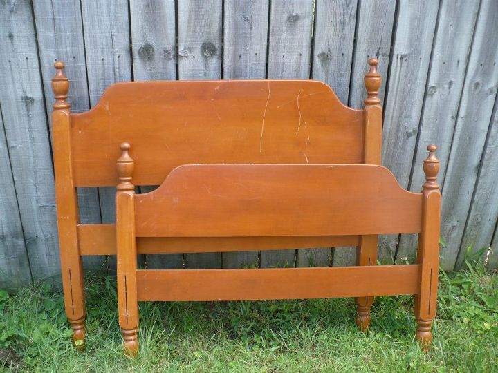 another bench project from an old bed