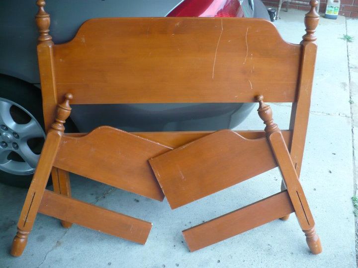 another bench project from an old bed
