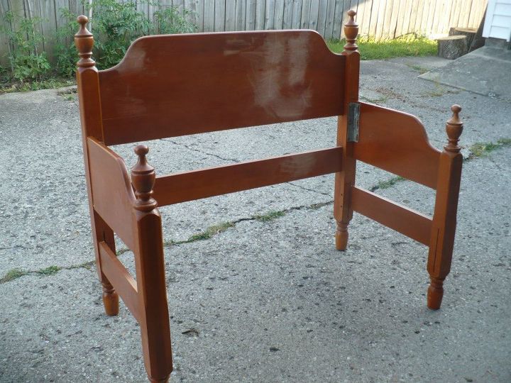 another bench project from an old bed