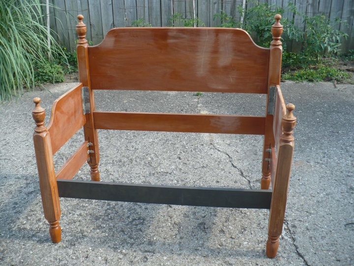 another bench project from an old bed