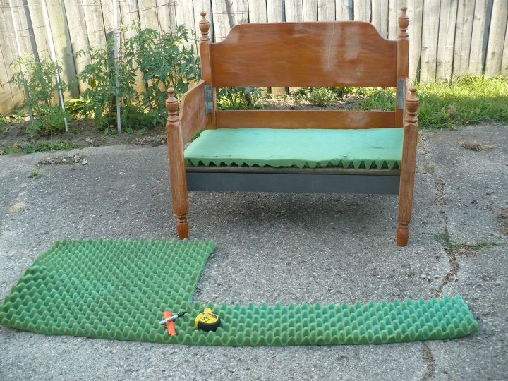 another bench project from an old bed