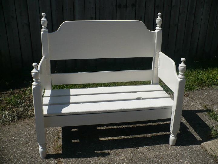 another bench project from an old bed