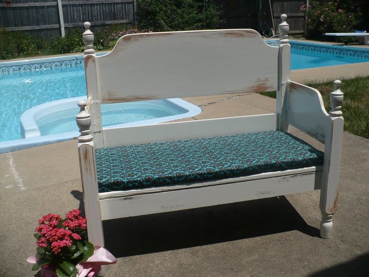 another bench project from an old bed