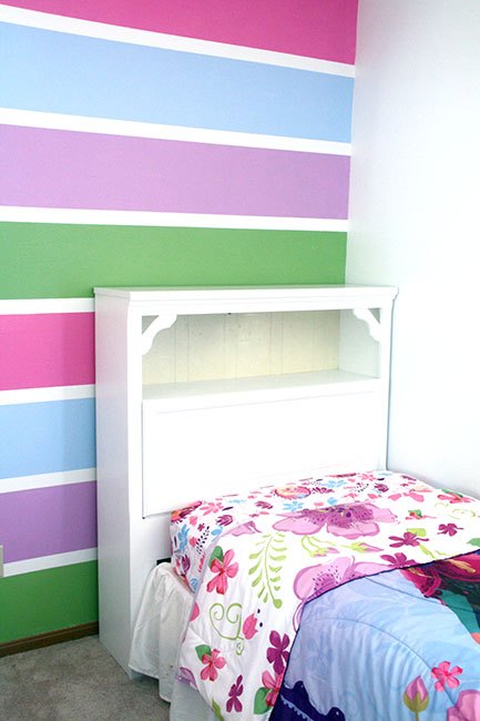 girls bedroom furniture reveal, bedroom ideas, painted furniture, painting, wall decor