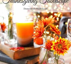 simple festive thanksgiving tablescape, repurposing upcycling, seasonal holiday decor, thanksgiving decorations