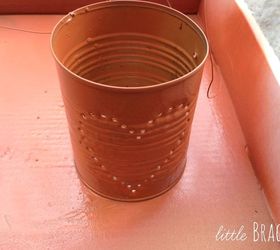 rusty tim can lanterns, container gardening, crafts, gardening