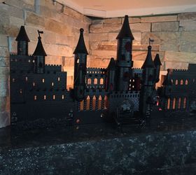 Disney Princess Castle to Haunted Halloween Castle!  Harry Potter!