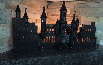Disney Princess Castle to Haunted Halloween Castle!  Harry Potter!