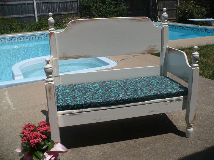 another bench project from an old bed