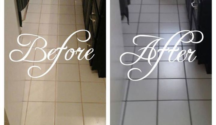 how to recolor grout without re grouting