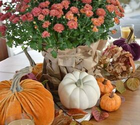 fall table decorating in rich autumn hues, home decor, seasonal holiday decor