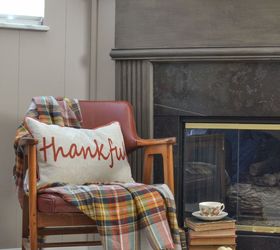 fall mantel decor using vintage and found items, fireplaces mantels, home decor, seasonal holiday decor