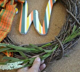 easy fall coastal wreath, crafts, seasonal holiday decor, wreaths