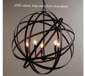 q are orbs played out, home decor, lighting, 2015 called they want their chandelier back