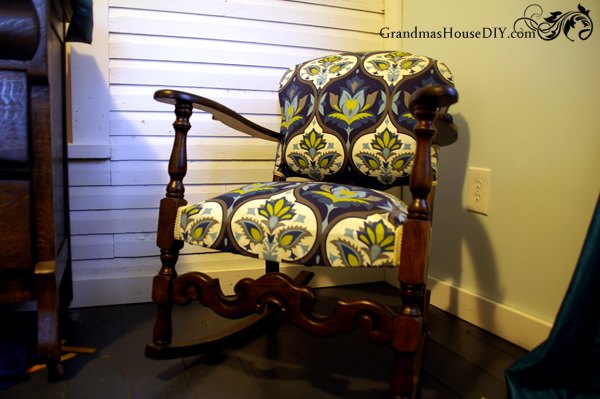 eleonora s rocking chair before and after, painted furniture, repurposing upcycling, reupholster