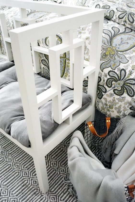 west elm daybed inspired foot of the bed bench, bedroom ideas, painted furniture