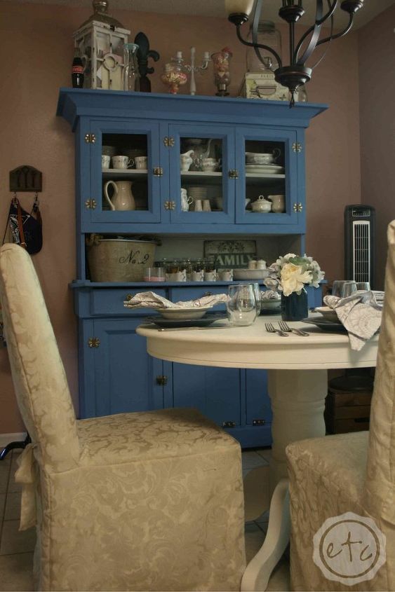 painted furniture china cabinet antique blue, painted furniture