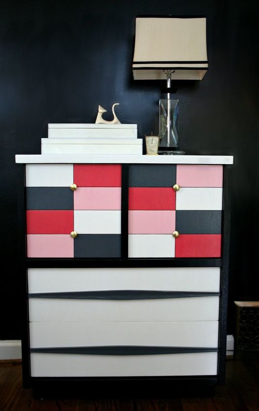 bring a 1950 s chest into the 21st century, painted furniture
