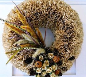s 15 brilliant ways to use all of your coffee leftovers, cleaning tips, composting, container gardening, crafts, repurposing upcycling, Fall Filter Wreath