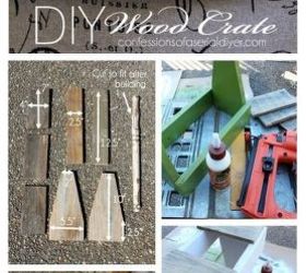 diy reclaimed wood crate, crafts, repurposing upcycling