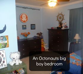an octonauts big boy bedroom, bedroom ideas, home decor, wall decor