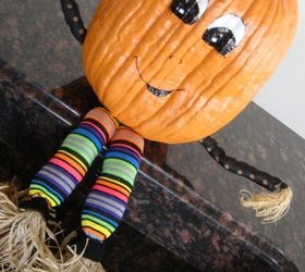 a whimsical pumpkin, crafts, halloween decorations, seasonal holiday decor, Whoops