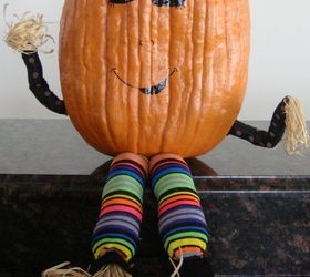a whimsical pumpkin, crafts, halloween decorations, seasonal holiday decor