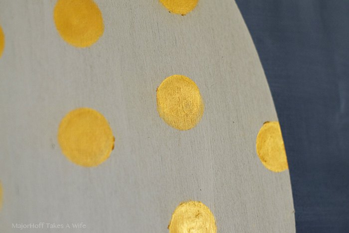 una calabaza de madera hecha a mano de 8 maneras calabaza de lunares brillantes