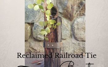 Reclaimed Railroad Tie Repurposed!