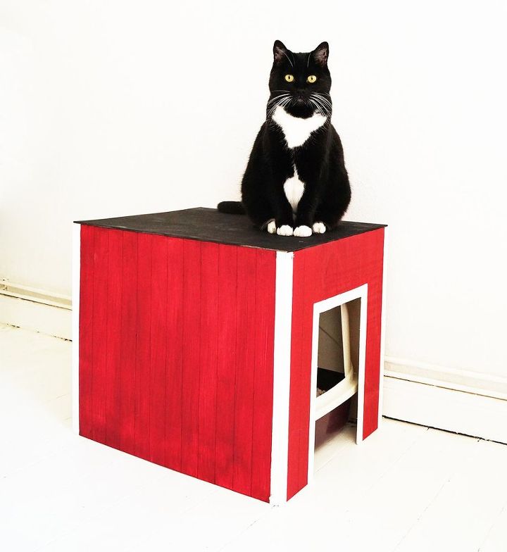 cat litter box cover, crafts, diy, how to, pets animals