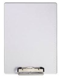 q modge podge on an acrylic clipboard, crafts, decoupage