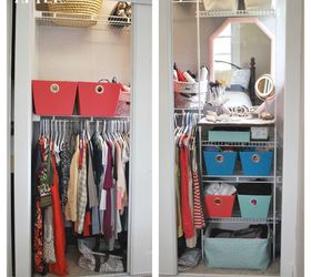 budget friendly bedroom closet overhaul, bedroom ideas, closet, organizing