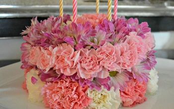 Cómo crear una tarta de cumpleaños floral